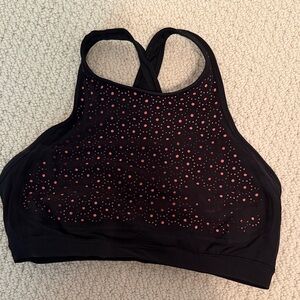 Lululemon Athletica Black and Pink Sports Bra